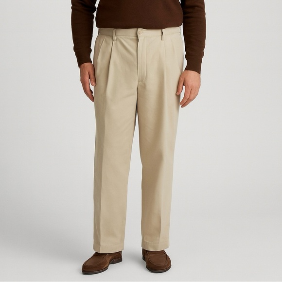 Dockers Other - Dockers Men’s Pleated Khakis W36 L32 – 100% Cotton Business Casual Pants